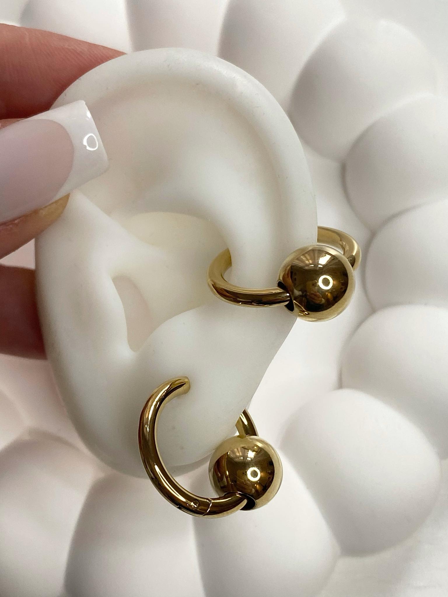 Kolczyki z kulką K46