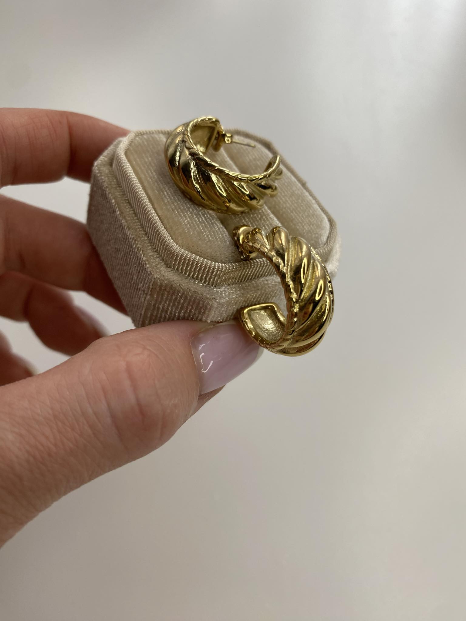 Kolczyki półokrąg K90