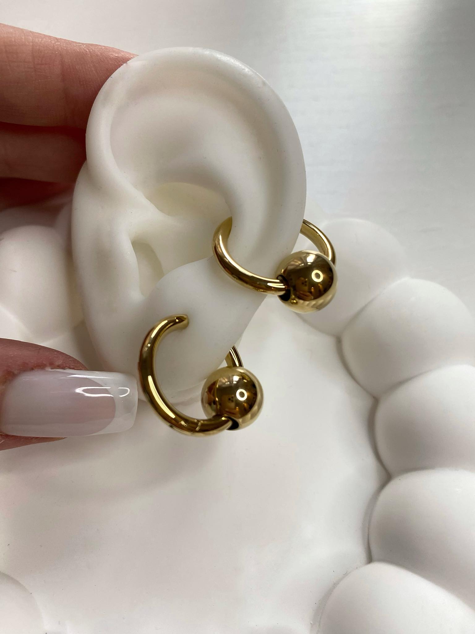 Kolczyki z kulką K46