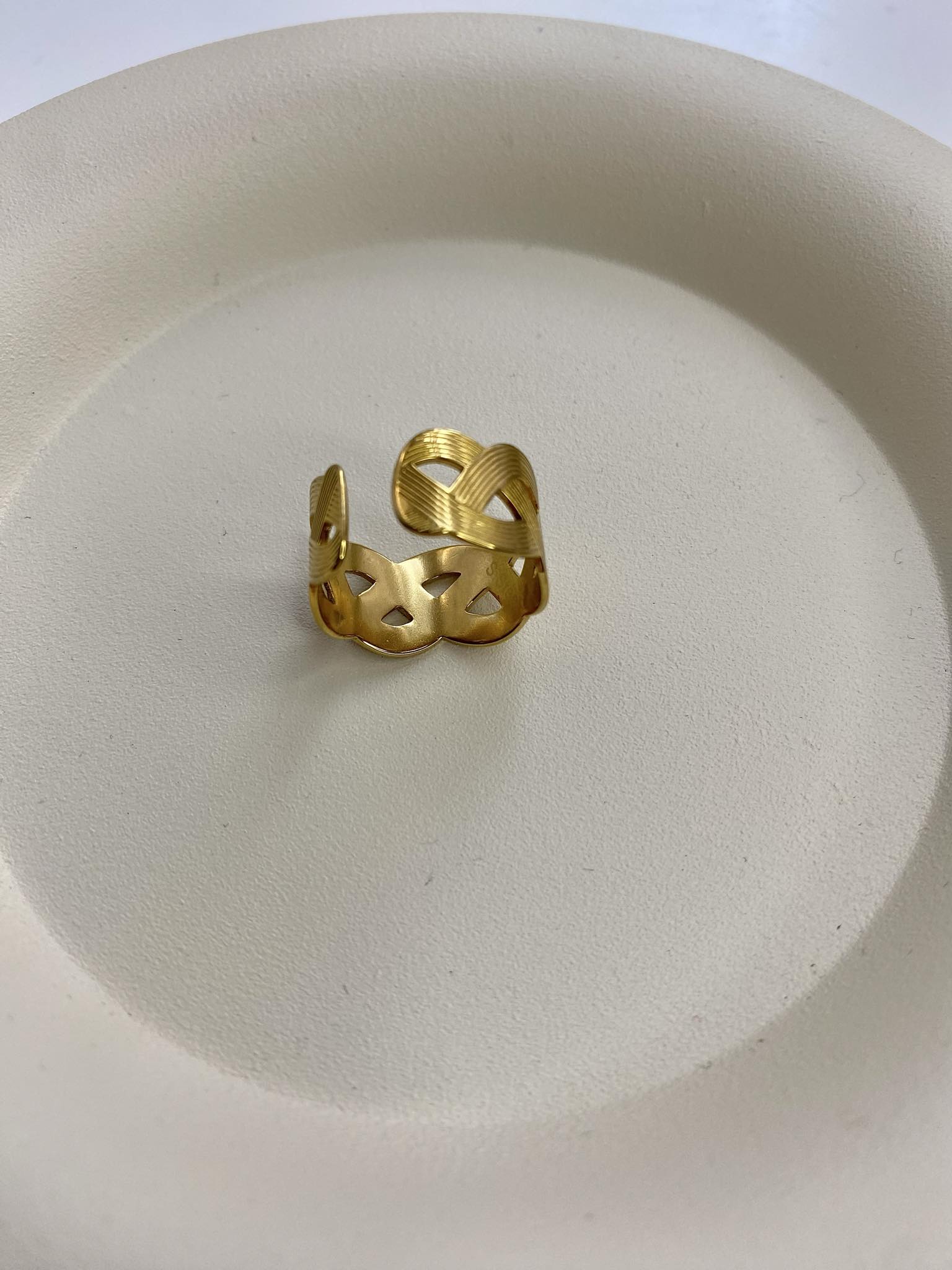 Pierścionek ażur P23