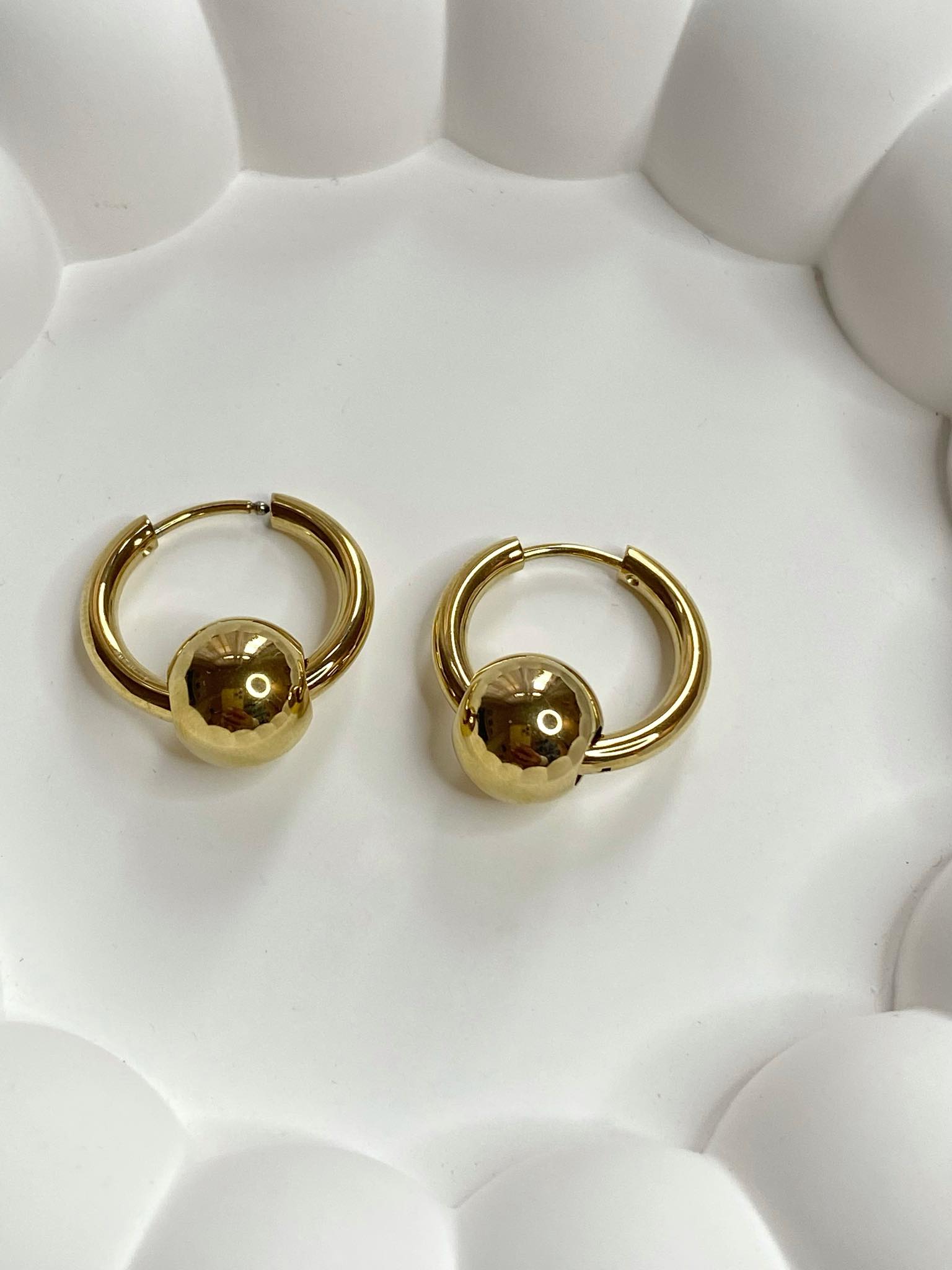 Kolczyki z kulką K46