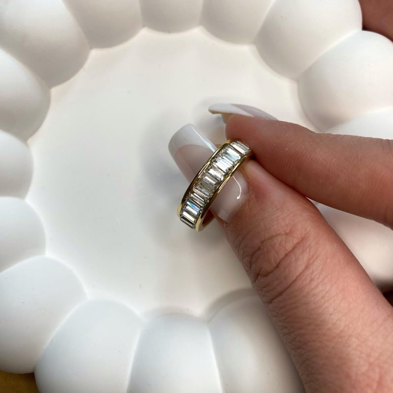 Pierścionek cyrkonie P25