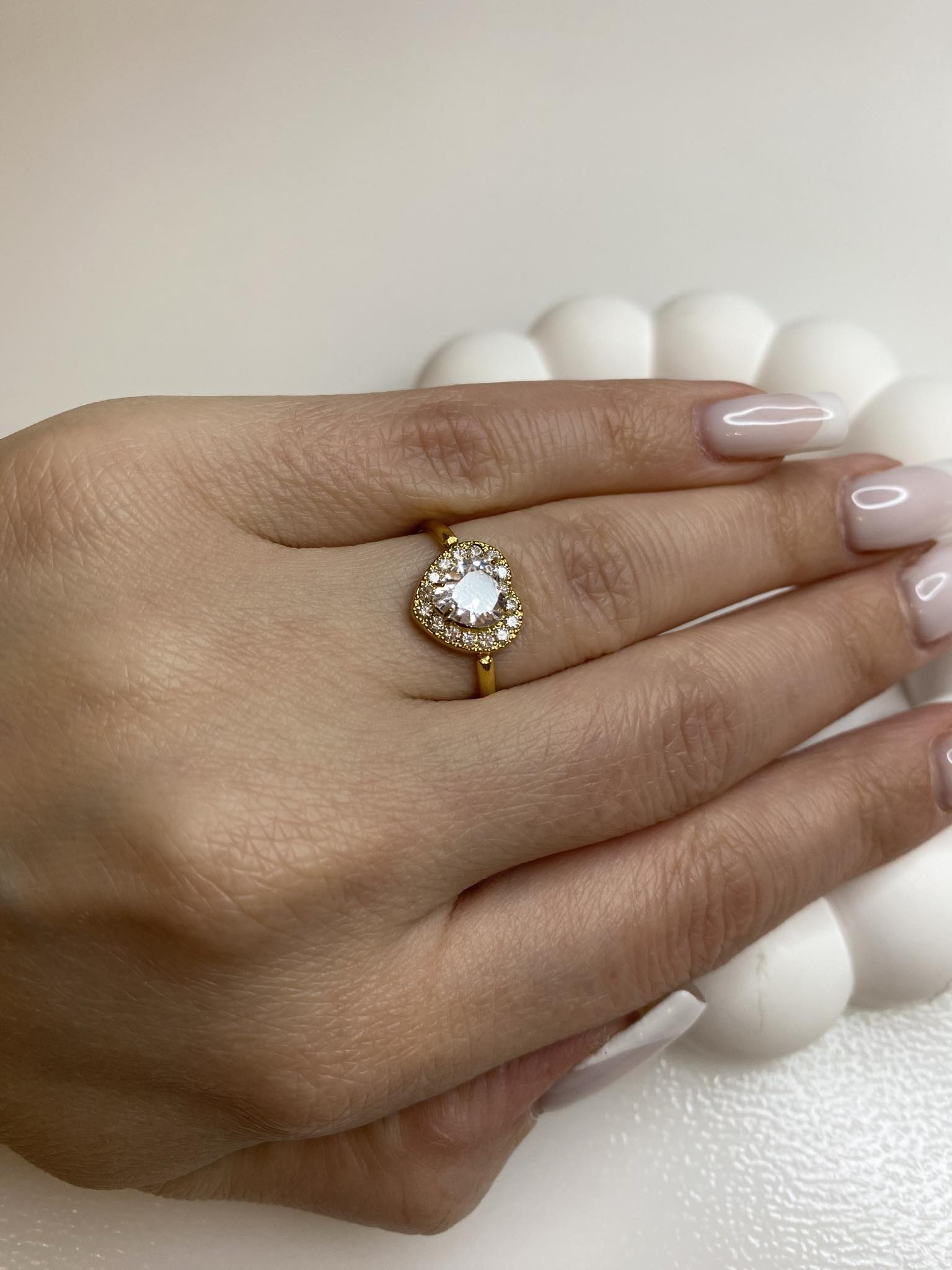 Pierścionek serce P21