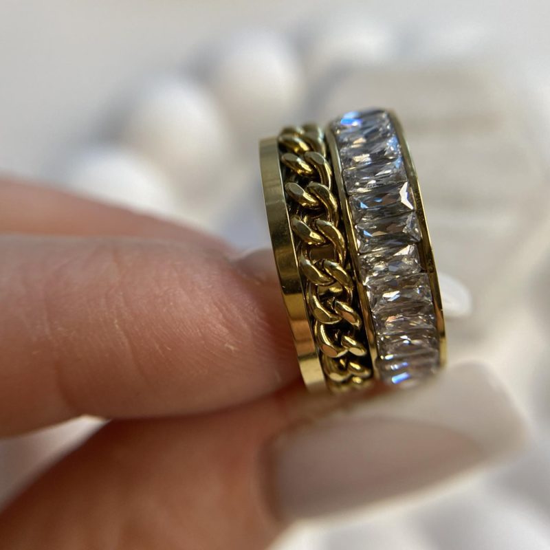 Pierścionek podwójny P2