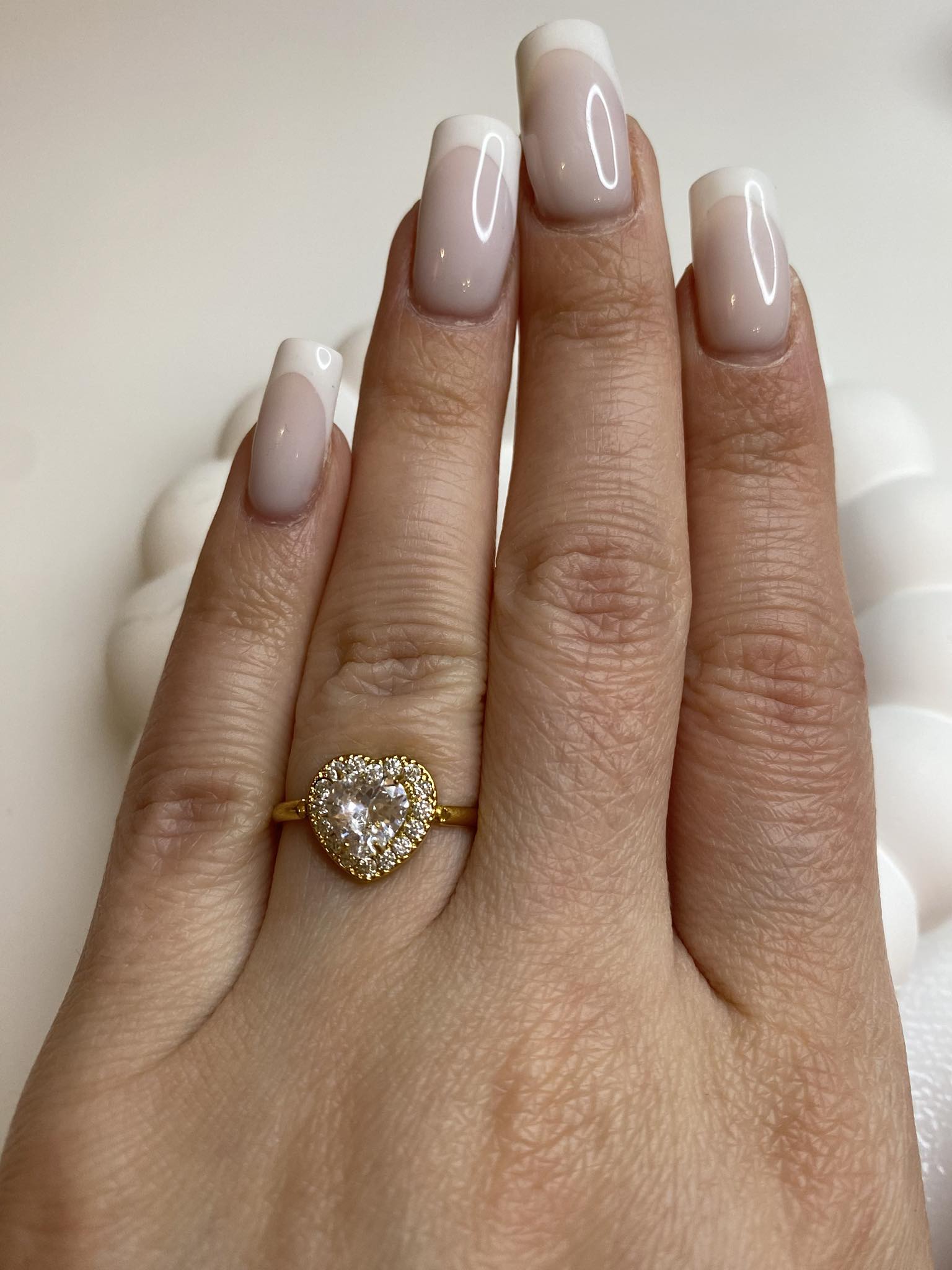 Pierścionek serce P21