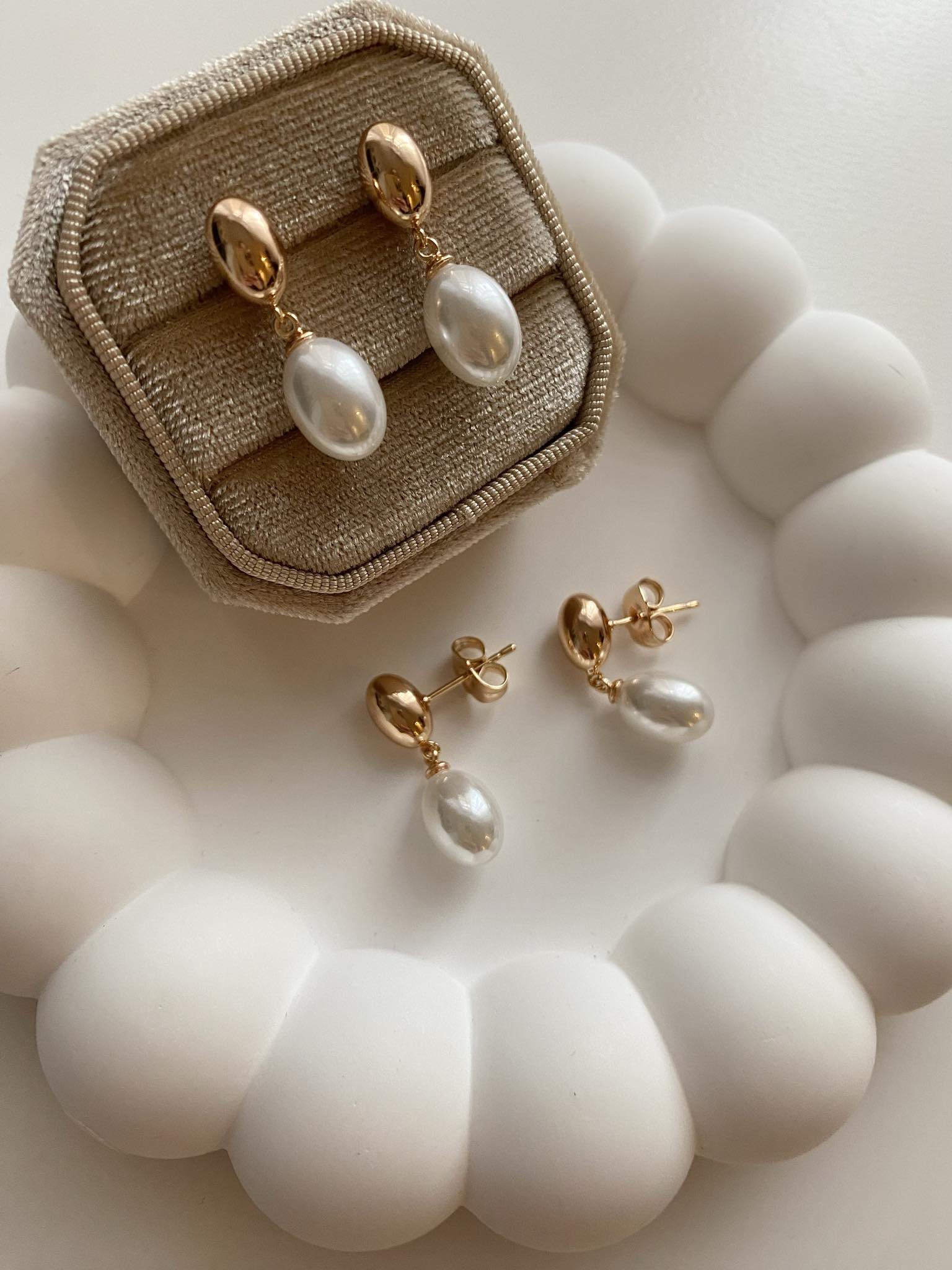 Kolczyki perełki K85