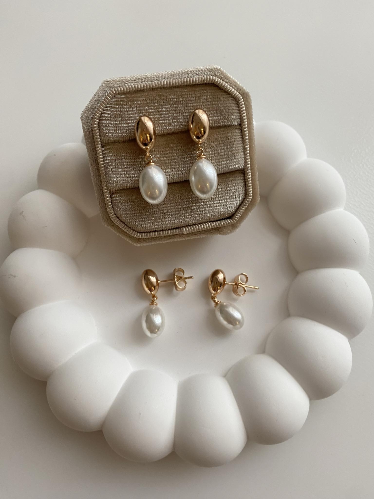 Kolczyki perełki K85