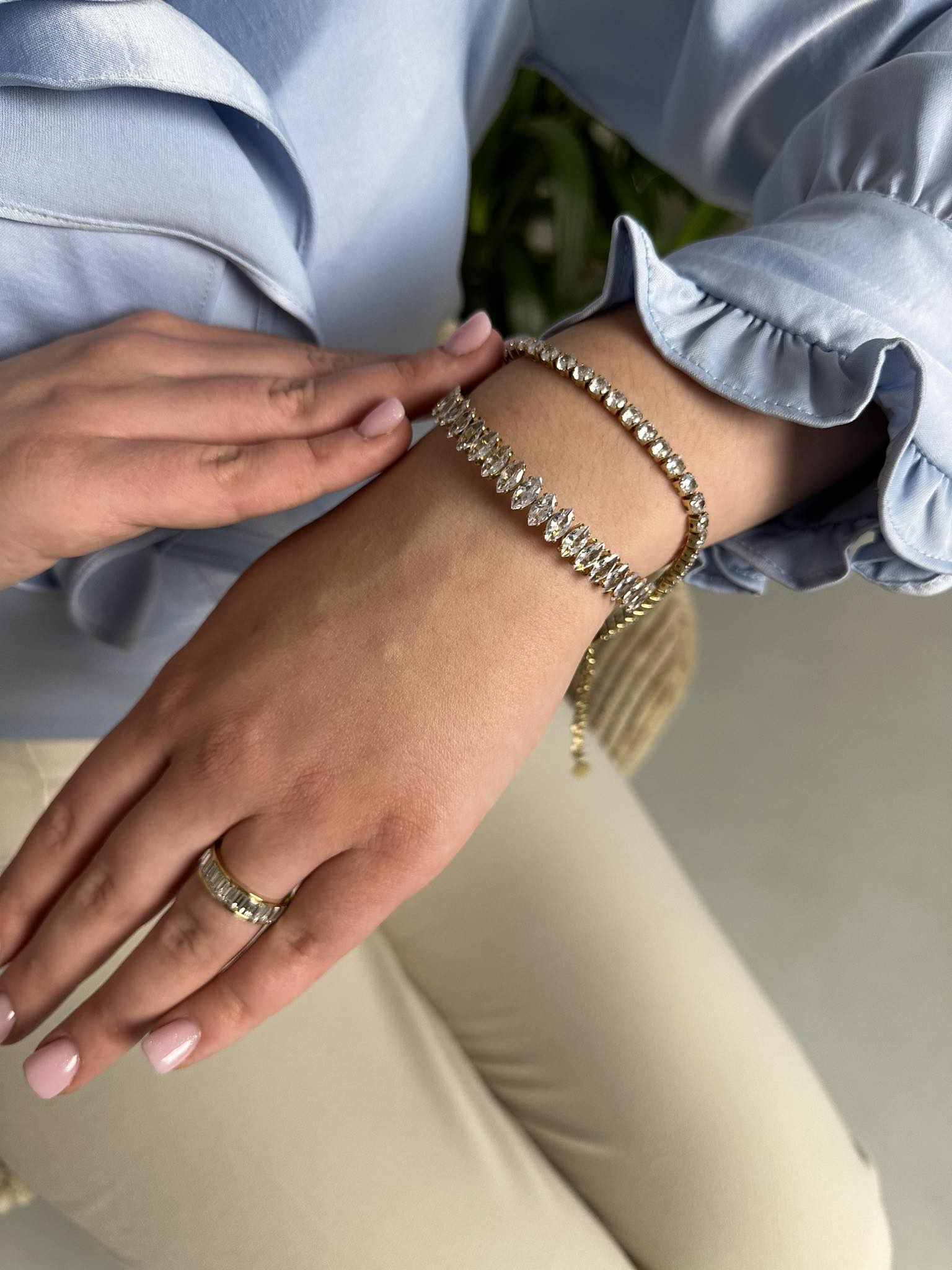 Bransoletka z cyrkoniami B11