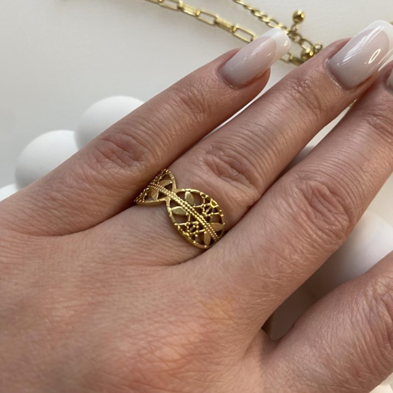 Pierścionek ażur P9