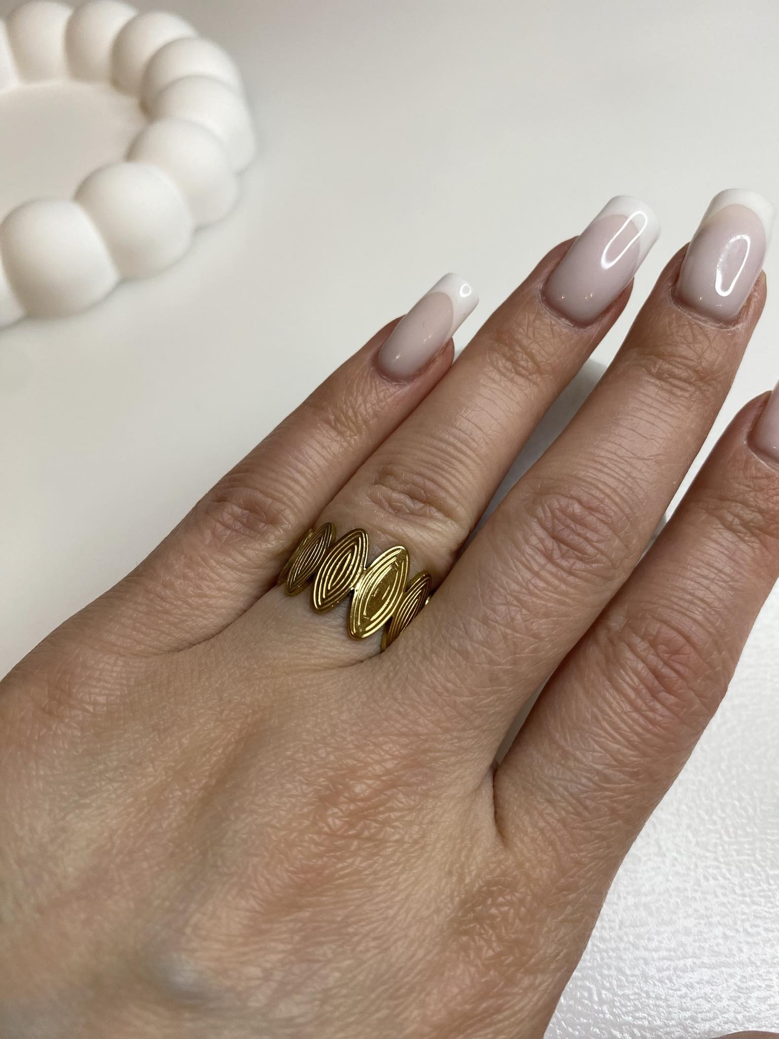 Pierścionek ażur P10