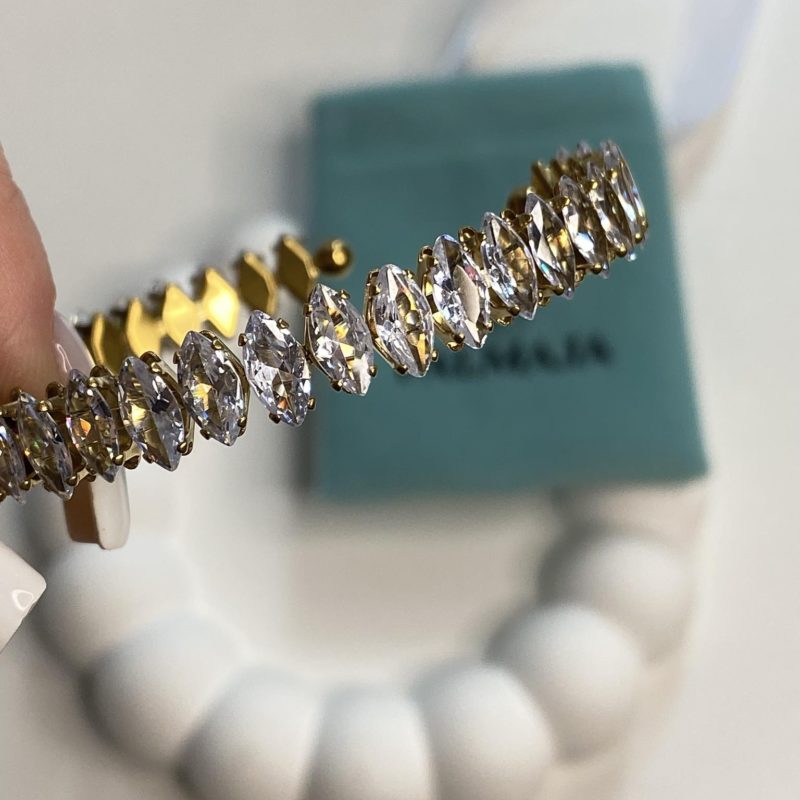 Bransoletka - cyrkonie B27