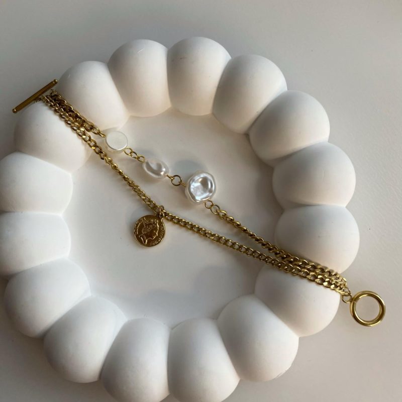 Bransoletka z perełkami B7