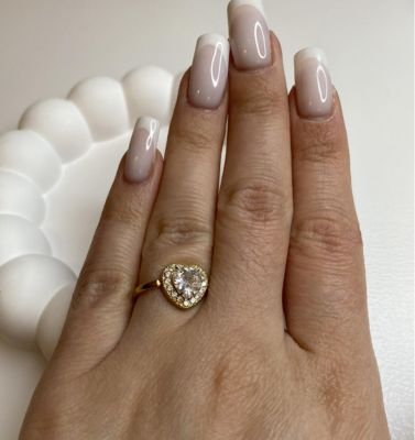 Pierścionek serce P21