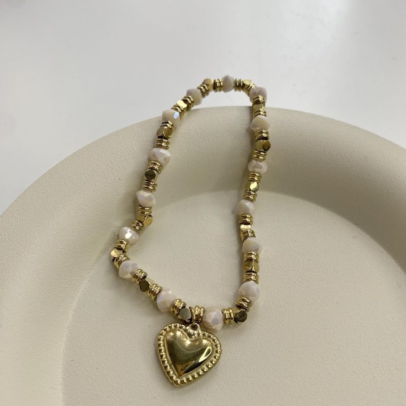 Bransoletka z sercem B10