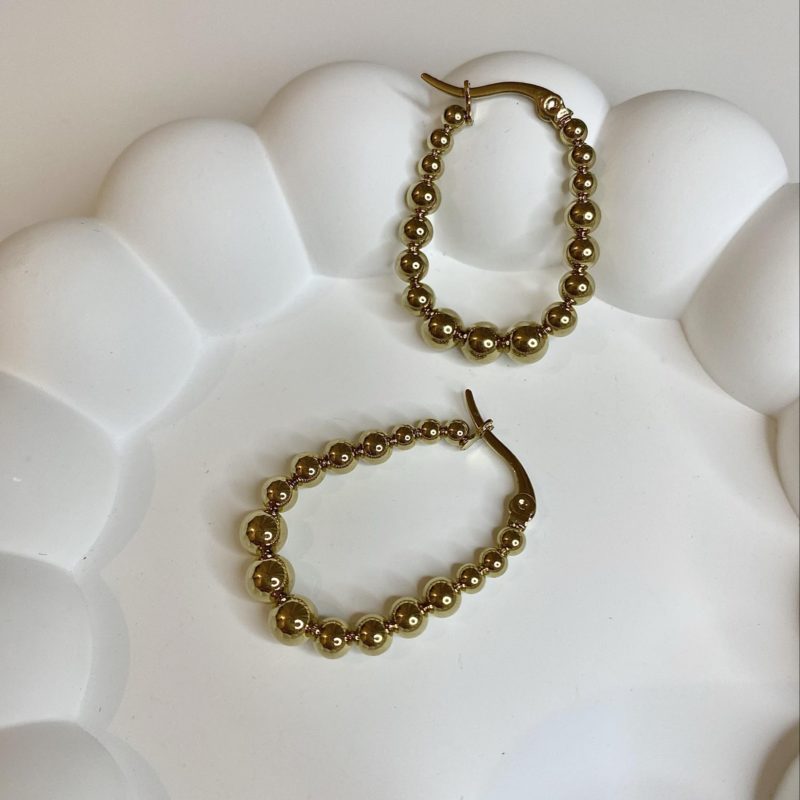 Kolczyki motyw kulek K73